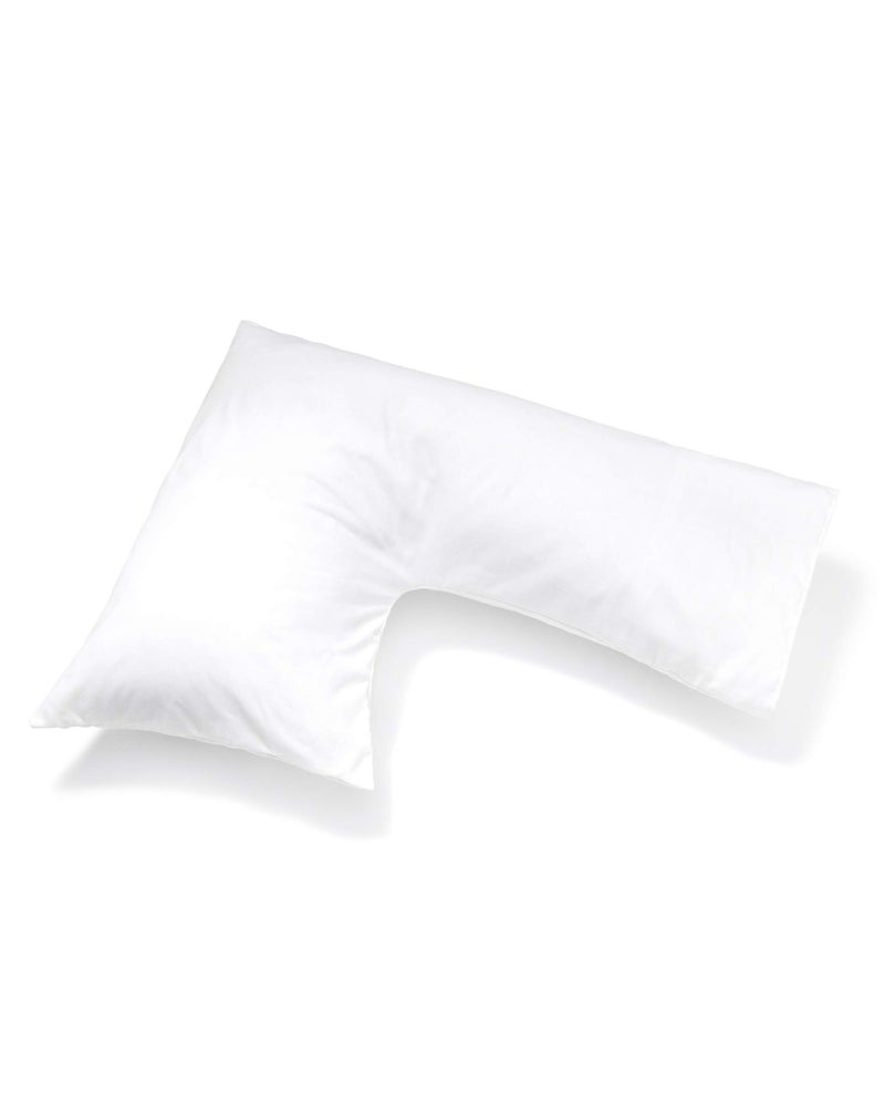 PILLOWS WITH A PURPOSE L Shaped Pillow Support for Head, Neck and Shoulders - White Cover Included - Image 5